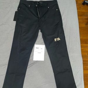 RTA Jeans “Denis Jean Matte Black” Brand New